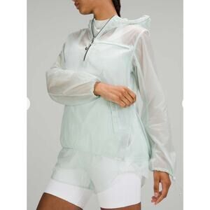 Lululemon Women’s Step Out Anorak Jacket LW4BQ5S OCNA Ocean Air Size SMALL
